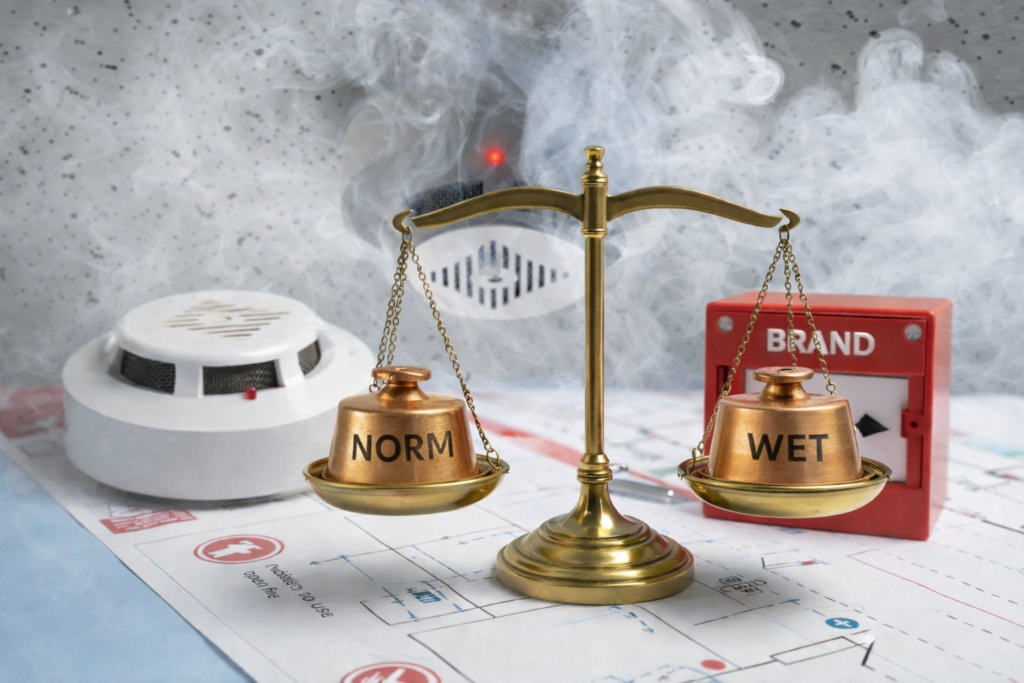 Het verschil tussen de NBN S21-100 norm en de wetgeving. Een kleine nuance.