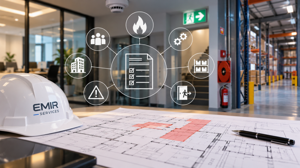 Risicoanalyse brandbeveiliging voor een bedrijfsgebouw